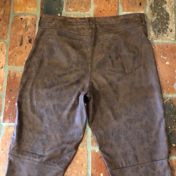 Rewash faux worn leather high rise pants sz11 - Picture 8 of 10